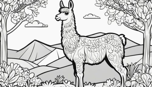 Understanding Llama Coloring Pages