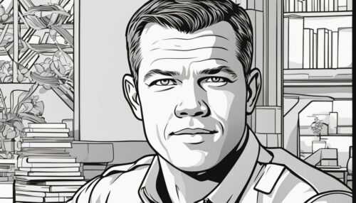 Matt Damon Coloring Pages