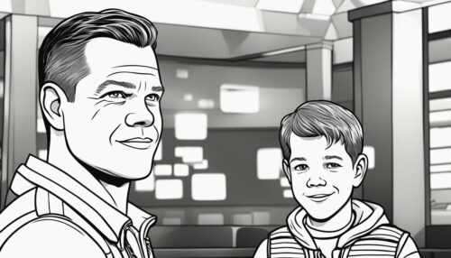 Matt Damon Coloring Pages