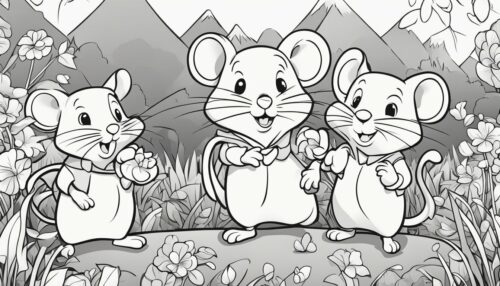 Mice Coloring Pages