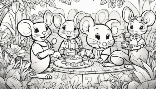 Types of Mice Coloring Pages