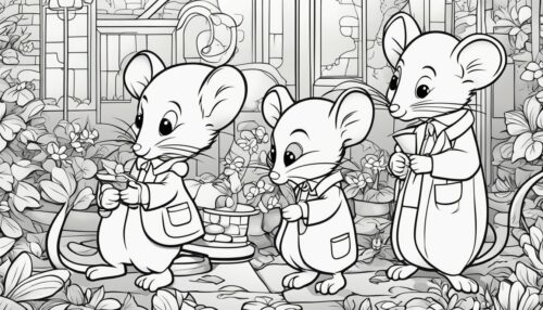 Types of Mice Coloring Pages