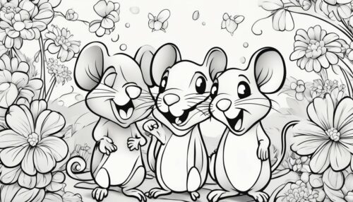 Mice Coloring Pages