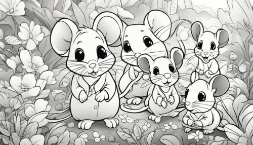 Basics of Mice Coloring Pages