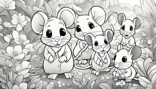 Basics of Mice Coloring Pages