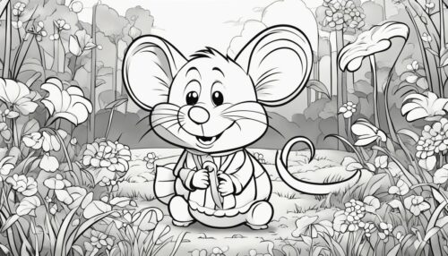 Fun and Engaging Mice Coloring Pages