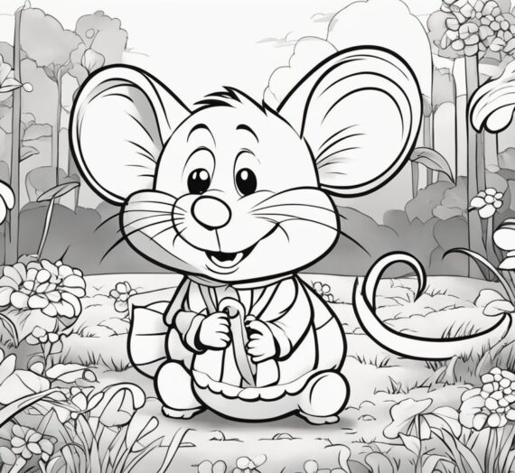 Mice Coloring Pages: 13 Free Colorings Book