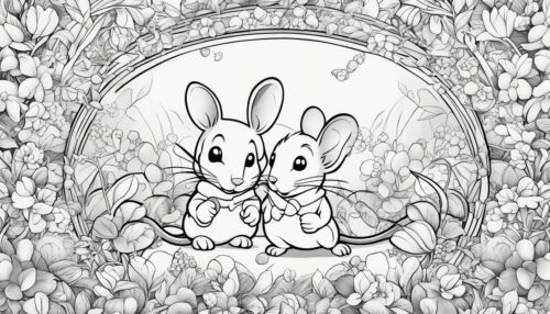 Fun and Engaging Mice Coloring Pages