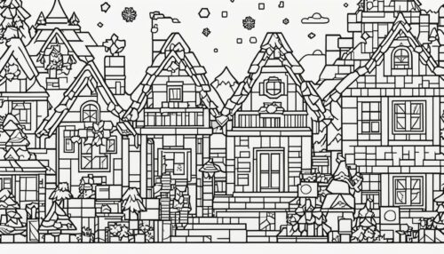 Minecraft Christmas Coloring Pages