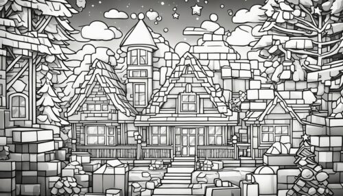 Minecraft Christmas Coloring Pages