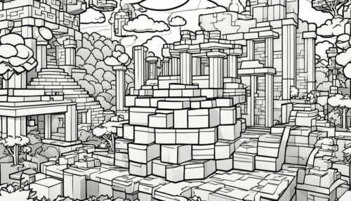 Exploring Minecraft Coloring Book