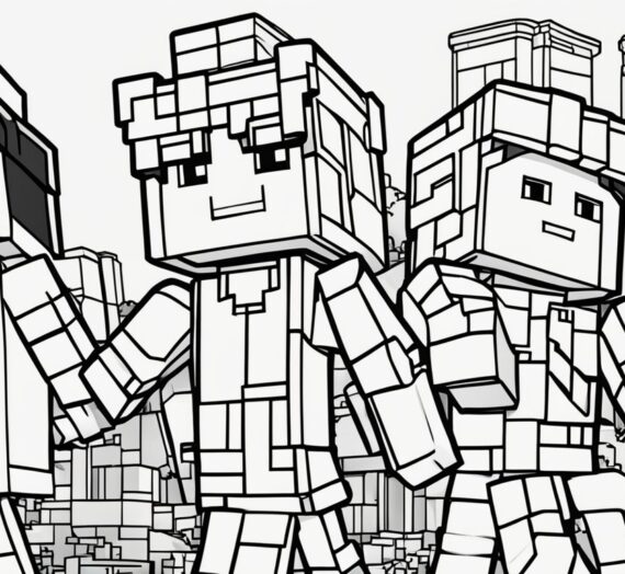 Minecraft Coloring Book Printable: 15 Coloring Pages