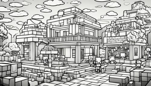 Minecraft Coloring Pages Basics