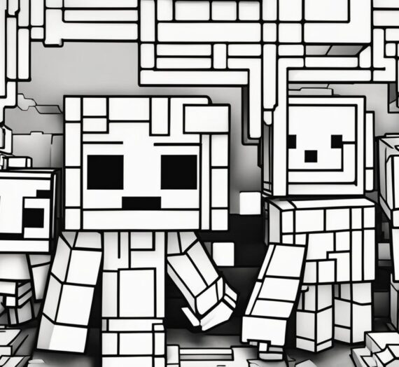 Minecraft Coloring Pictures: 24 Coloring Book