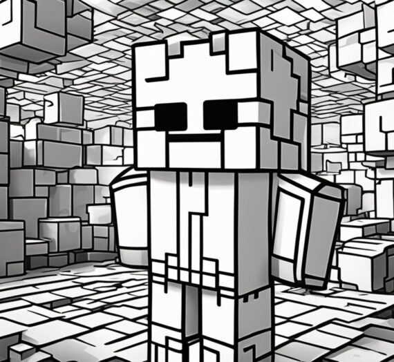 Minecraft Coloring Pictures to Print: 15 Colorings Book