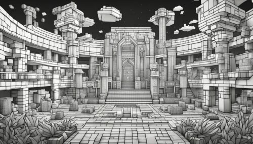 The World of Minecraft Dungeons Coloring Pages