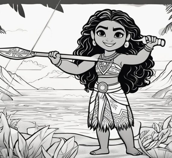 Moana Coloring Pages: Free Printable Sheets for Kids