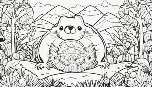 Moles Coloring Pages