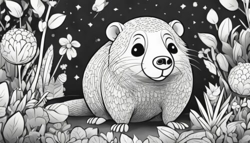 Moles Coloring Pages