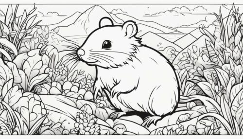 Understanding Moles Coloring Pages