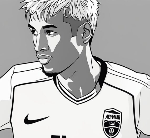 Neymar Coloring Pages: 15 Free Colorings Book