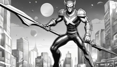 Nightcrawler Avenger Coloring Pages