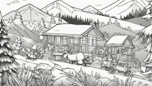 How to Print Open Season Coloring Pages