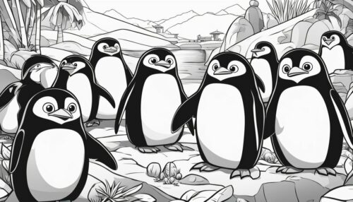 Penguins of Madagascar Coloring Pages