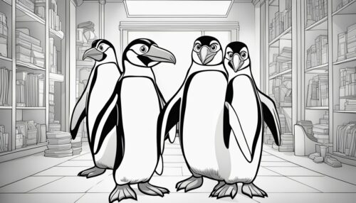 Penguins of Madagascar Coloring Pages