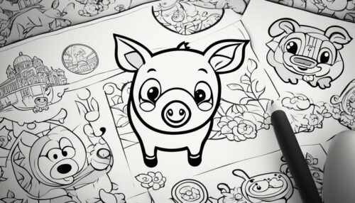 How to Use Pig Coloring Pages