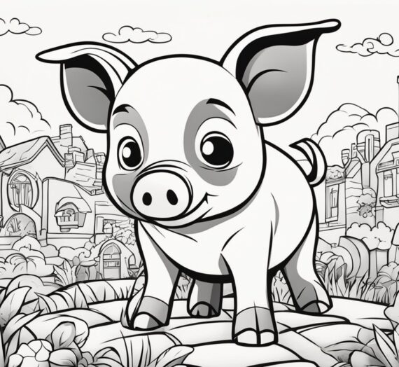 Pig Coloring Pages: 26 Colorings Book