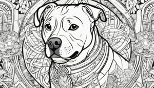 Pit Bull Coloring Pages