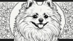 Free Printable Pomeranian Coloring Pages