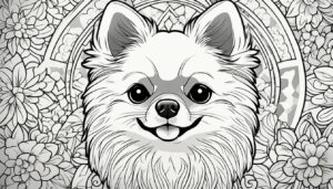Pomeranian Coloring Pages