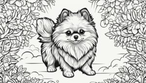 Free Printable Pomeranian Coloring Pages