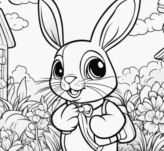 Rabbit Coloring Pages: 23 Colorings Book Free