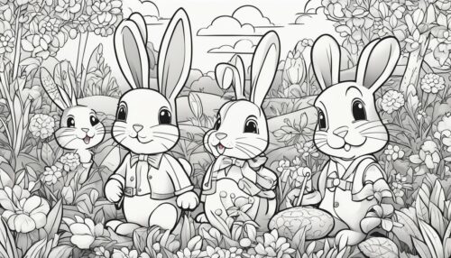 Types of Rabbit Coloring Pages