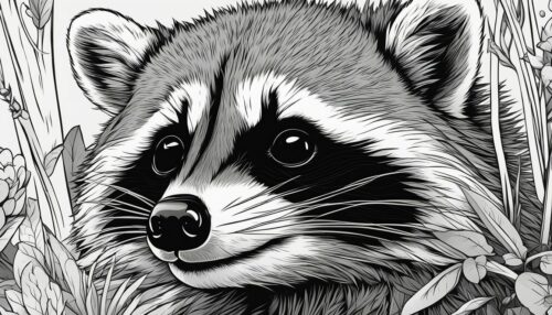 Raccoon Coloring Pages