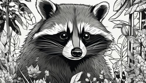 Diversity of Raccoon Coloring Pages