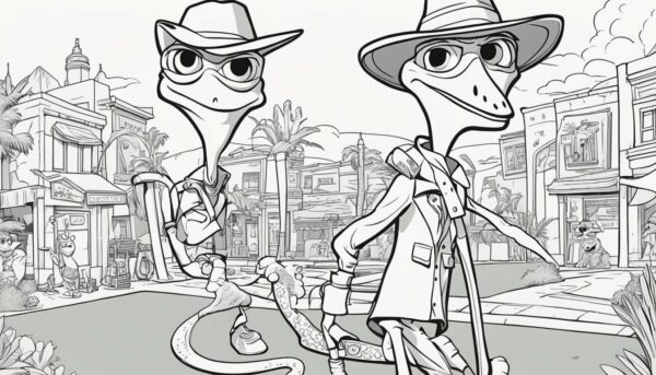 Rango Coloring Pages