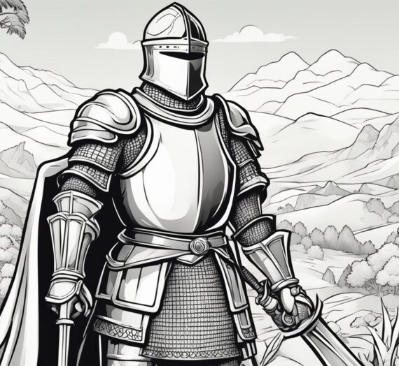Realistic Knight Coloring Pages: 13 Free Colorings Book