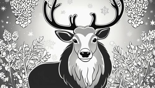 Reindeer Coloring Pages