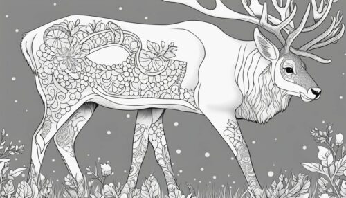 How to Use Reindeer Coloring Pages