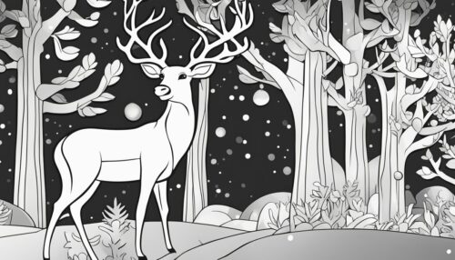 Reindeer Coloring Pages