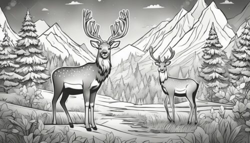 How to Use Reindeer Coloring Pages