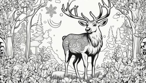 How to Use Reindeer Coloring Pages