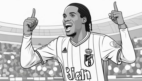 Ronaldinho Coloring Pages