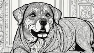 Printable Rottweiler Coloring Pages