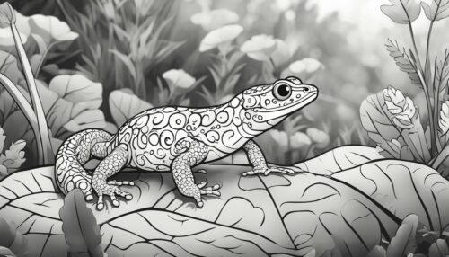 Types of Salamander Coloring Pages