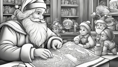 Adult Santa Claus Coloring Pages